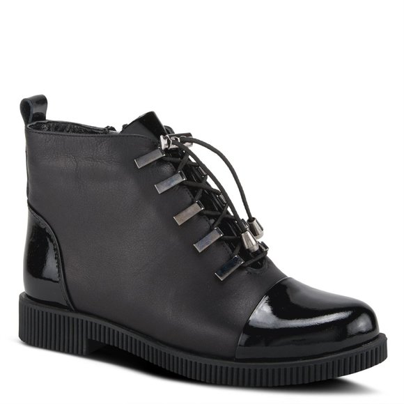 SPRING STEP JULIEN BOOTS BLACK PATENT - Picture 10 of 10